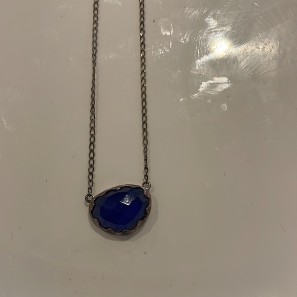 Stella and Dot lapis necklace. - Picture 2 of 3